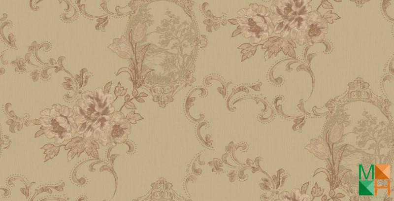 Giấy dán tường Hàn Quốc cổ điển thi công tại Quảng An, Tây Hồ, Hà Nội 88129-3