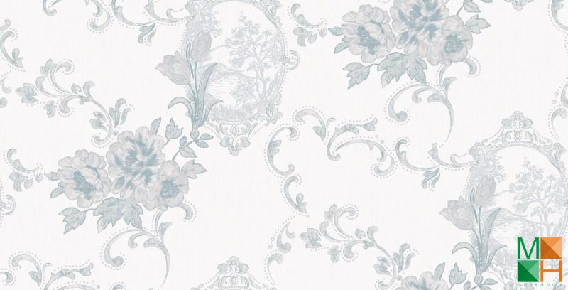 Giấy dán tường Hàn Quốc cổ điển thi công tại Nhật Tân, Tây Hồ, Hà Nội 88129-2