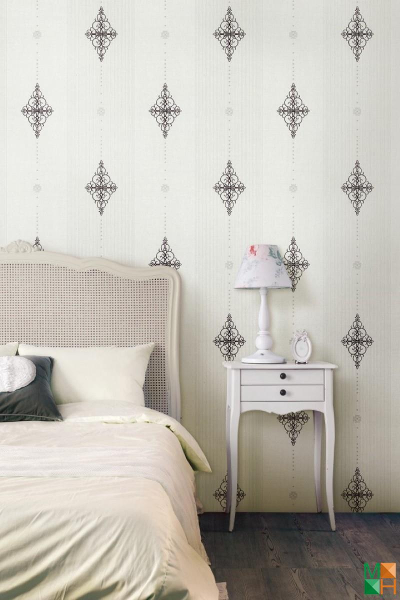 Giấy dán tường phòng ngủ cổ điển tại Dịch Vọng Hậu, Cầu Giấy, Hà Nội 82910-1